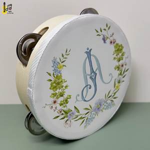 Prezzo <span class=keywords><strong>Tamburelli</strong></span> in Legno con Stampa Personalizzata, Strumento Musicale a Mano per Danza, Feste, Matrimoni, Chiesa, Spettacoli - Product Image 5