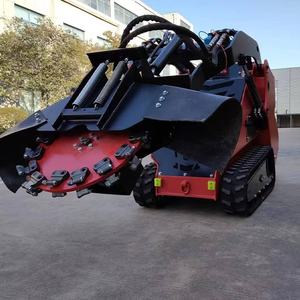 Venta caliente Diesel Mini Loader Piloto hidráulico Joystick EPA Compact Skid Steer Loaders Kubota Motor Kubota Motocicleta 375kgs <span class=keywords><strong>Impro</strong></span> - Product Image 1