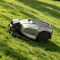 Tondeuse à gazon robotisée électrique, largeur de coupe de 200 mm, avec fil de délimitation, batterie au lithium 24 V 4,4 Ah, pour jardins privés et cours de villas