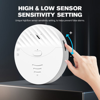 Système de Sirène d'Alarme Anti-Vol Sans Fil Tuya Maison Connectée, Capteur de Vibration pour Porte