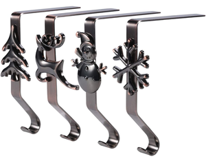 Hot Sale Mantel Christmas Decorative Metal <strong>Stocking</strong> <strong>Holder</strong> - Product Image 2
