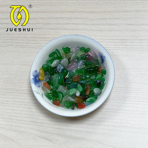 JUESHUI Galets polis aux couleurs vives 3-8mm, gravier décoratif pour <span class=keywords><strong>aquarium</strong></span>, pierres arc-en-ciel pour le fond de l'<span class=keywords><strong>aquarium</strong></span> - Product Image 5