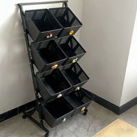 Meerlaags keuken groente- en fruitrek, staand model, voor snacks en fruit