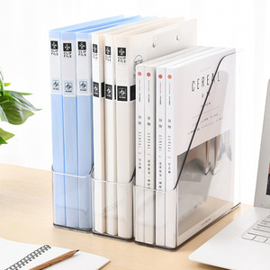 Xieying Desktop <b>File</b> Organizer Transparent Plastic Rectangle Office <b>Storage</b> <b>Box</b> For Documents And Stationery Clear Standing Type - Product Image 2