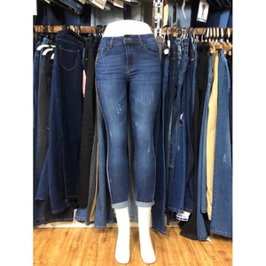 Donna commercio estero 4XL US24 US26 <span class=keywords><strong>Jeans</strong></span> Skinny elasticizzati da donna pantaloni a vita alta in Denim pantaloni donna <span class=keywords><strong>taglie</strong></span> <span class=keywords><strong>forti</strong></span> - Product Image 3