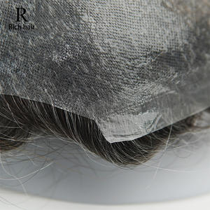 <span class=keywords><strong>Capelli</strong></span> Indiani Indetectabili di Alta Qualità con Base in PU per Extension <span class=keywords><strong>Uomo</strong></span> Ritagliabile su Misura Supporto Personalizzazione Nodo Invisibile 1B - Product Image 2