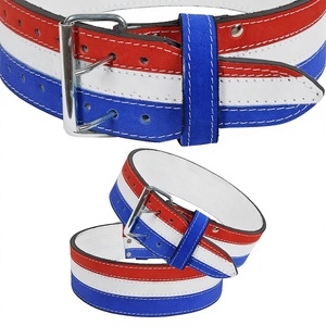 เข็มขัดยกน้ำหนักแบบปรับได้ ระบายอากาศได้ดี แข็งแรง ทนทาน สำหรับการออกกำลังกาย ฟิตเนส และการฝึกซ้อมในยิม ช่วยพยุงหลังอย่างมั่นคง - Product Image 1