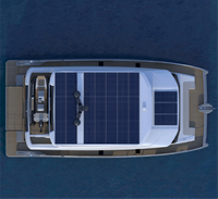 Yacht catamaran de luxe MAYA en fibre de verre, 2x1000HP, moteurs diesel inboard, vitesse de 21 nœuds, 1 chambre principale, 3 cabines pour invités, 2 cabines pour l'équipage