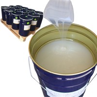 Silicone RTV2 à durcissement au platine, dureté Shore 00 20, couleur transparente, pour la fabrication de produits ultra-doux au toucher similaire à la peau