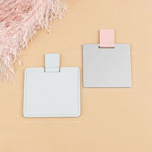 Compact Makeup <b>Mirror</b> with Leather Case Mini Handheld Purse <b>Mirror</b> Minimalist Pocket <b>Mirror</b> - Product Image 2