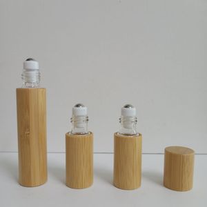 Bán hàng nóng chất lượng cao giá tốt cho bán buôn 10ml thủy tinh tre cuộn trên chai với con lăn thép không gỉ bóng Lăn chai - Product Image 5