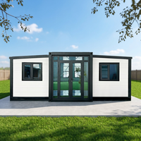 Maison conteneur extensible de 10 pieds, préfabriquée, modulaire, mini-maison, installation rapide, cabane portable pliable pour habitation, bureau, séjour chez l'habitant