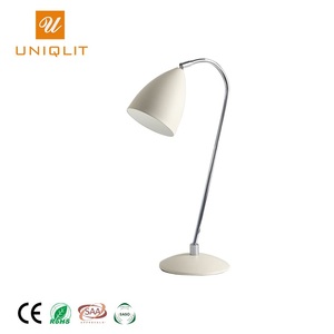 Haute Rentable E27 Noir Blanc Crème De Table En Fer Chromé Lumière - Product Image 3