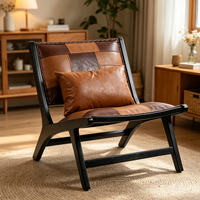 [Livraison locale aux États-Unis] Fauteuil lounge et chaise d'appoint de style Mid-Century pour intérieur, expédié depuis un entrepôt local aux États-Unis, supporte la livraison directe d'une seule pièce