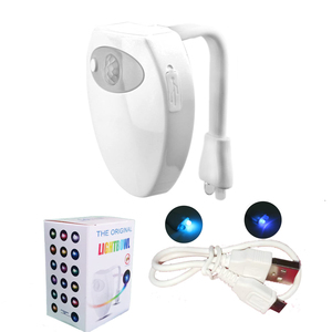 TOACH LED 16 Farben Toilette Dekoratives Licht Led Sitz Schüssel Lampe Smart <span class=keywords><strong>Motion</strong></span> Sensor Toiletten licht für zu Hause Badezimmer - Product Image 1