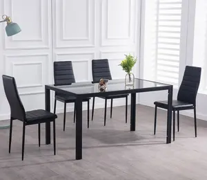 食堂餐桌椅4 6 8人餐桌套装/可扩展餐桌