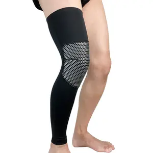 压缩护腿器篮球足球自行车袜膝盖小腿袖紫外线太阳护腿器男女