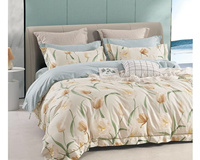 Parures de lit de luxe personnalisées imprimées, nouvelles collections, ensembles de couettes imprimées 200TC 300TC, ensembles de draps imprimés avec taies d'oreiller