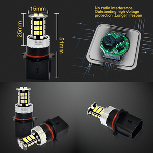 Đèn LED ô tô G-View H28W Auto P13W không lỗi Canbus PSX24W PSX26W H7 H10, đèn sương mù, đèn chạy ban ngày, màu trắng - Product Image 3