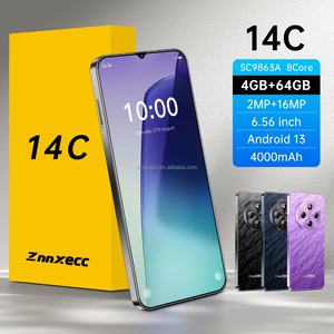 ZNNXECC 14C 4G Teléfono Inteligente con Doble Tarjeta SIM, Pantalla HD de 6.6 Pulgadas, Reconocimiento Facial, Francés, Alemán, Android, Autenticación de Google - Product Image 2