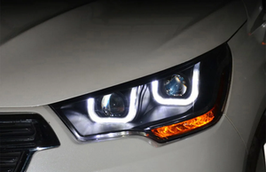 Faros Delanteros Modificados para Automóvil, Lámpara Delantera LED, Luces de Circulación Diurna para <span class=keywords><strong>Citroen</strong></span> C4L 2013-2016 - Product Image 5