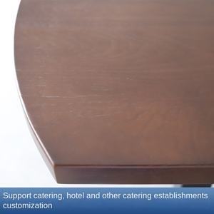 अमेरिकी विंटेज लोहे ठोस लकड़ी डाइनिंग टेबल आधुनिक बार बिस्ट्रो हाई फुट डिजाइन फैक्टरी थोक होटल रसोई के लिए - Product Image 3