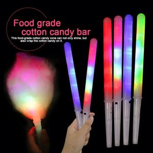 Palitos LED de Colores, Conos de Algodón de Azúcar Reutilizables, Palitos Luminosos para Malvaviscos, Tubos LED Luminosos para Fiestas, Luz en la Oscuridad - Product Image 5