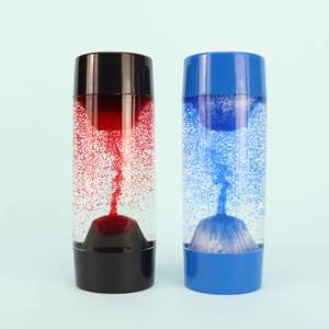 10 minutes clock reverse flowing colorful <strong>floating</strong> sand glass creative gift timer acrylic liquid <strong>hourglass</strong> - Product Image 1