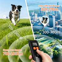 Collar de Adiestramiento para Perros Ergonómico con Pantalla LCD a Color y Control Multibotón para Todas las Razas