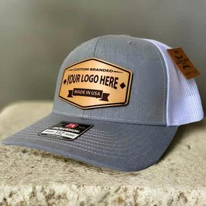 Custom Hats With Sport Baseball Hip Hop Gorras Snapback Hat Cap Gorras Leather <b>Patch</b> Richardson 112 Trucker Hat Personnalisable - Product Image 4