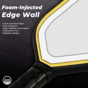AMA Industry OEM Maßgefertigter T700 3K Carbonfaser MPP-Kern Randloser UV-Druck Schaumstoffgefüllter USAPA-Zertifizierter <span class=keywords><strong>Pickleball</strong></span>-Schläger - Product Image 4