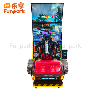 Novedad en Funpark: <span class=keywords><strong>Simulador</strong></span> <span class=keywords><strong>de</strong></span> Carreras <span class=keywords><strong>para</strong></span> 2 Jugadores con 2 Pantallas, Máquina Arcade <span class=keywords><strong>de</strong></span> Carreras, Funciona con Monedas, en Inglés, 1 Año <span class=keywords><strong>de</strong></span> Garantía - Product Image 2