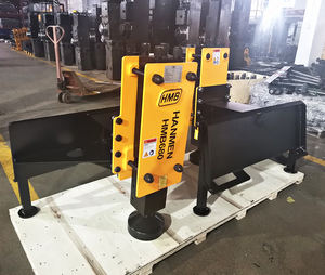 Motorlu Hidrolik Direk Çakma Makinesi Sb40 Mini Skid Steer Direk Çakma Aparatı 3-7 Tonluk Ekskavatör Çit Kazıkları için - Product Image 4