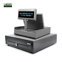 Популярная POS-система из ABS-пластика с процессором Intel J1900, ОС WIN7/WIN10, SSD-накопителем, Wi-Fi 6 и Bluetooth 5.2 для розничной торговли