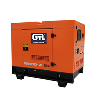 Grupo Electrógeno Diésel Silencioso Trifásico DCEC de 50 kVA, Velocidad de 1500 rpm, Frecuencia de 50 Hz, Voltaje Nominal de 400 V para Uso Comercial
