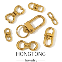 Mousquetons pivotants Hongtong pour lanières, crochets à griffes de homard pour sacs à dos, porte-clés, accessoires de fabrication de bijoux DIY