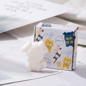 Coffret cadeau de savons originaux faits à la main en forme d'ours, de canard et de rose, dans une boîte cadeau, pour les faveurs de mariage, les souvenirs de fête, les cadeaux - Product Image 2