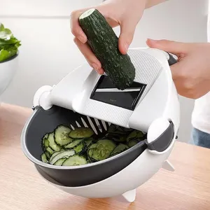 新型圆形切菜机厨房切菜机家用切菜机，带手动剃须刀