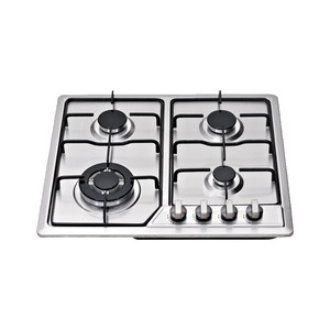 4 Burners Gas Stove Cast Iron Pan Support Kitchen Appliance Built in Gas Hob 4 Burner 201#Stainless Steel Cooktops - Product Image 4