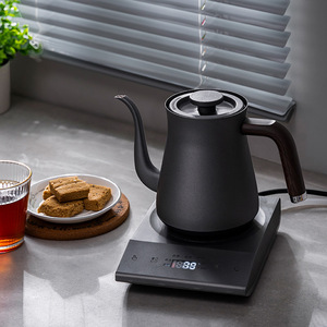 Hervidor eléctrico Queensense Gooseneck de acero inoxidable 304 con llenado automático desde la base para preparar café y té - Product Image 4