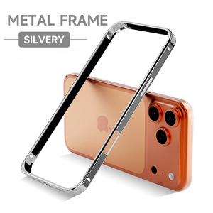 Étui de protection en métal pour iPhone 16 Pro Max, aspect amélioré, ressemble à l'iPhone 17 Pro Max, finition mate, antichoc, compatible avec les modèles 17pro, 16, 15 - Product Image 5