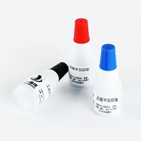EZBNG encre noire/rouge/bleue de bonne qualité, encre à base d'eau à séchage rapide, tampon d'encre pour tissu métallique en plastique 25ml