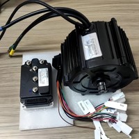 Kit moteur central XINYIDA 72V 5000W IP65 avec contrôleur FOC FarDriver ND72, écran LCD DKD, accélérateur, faisceau de câblage et convertisseur CC