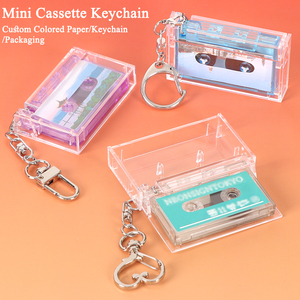 WEISHENG Charms Mini Caja de Álbum de Casete, Regalos para Conciertos, Plástico Personalizado con Chip NFC, Estuche Vintage para Mini Casete - Product Image 2