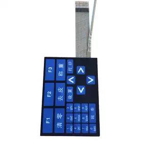 wholesale led illuminated tactile membrane switch price one single push button membrane switches