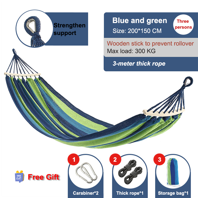 Blue and green (3 persons)