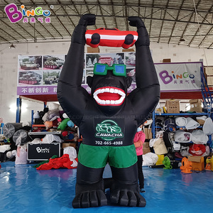 Ballon <span class=keywords><strong>gonflable</strong></span> géant personnalisé King Kong en tissu Oxford, modèle animal, mascotte <span class=keywords><strong>gonflable</strong></span> géante, costume de dessin animé, publicité, gorille <span class=keywords><strong>gonflable</strong></span> - Product Image 3