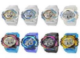 Orologio Digitale G-01 38mm Cassa Rotonda in Plastica Stile Sportivo Unisex Resistente all'Acqua 5BAR Colori Misti - Product Image 1