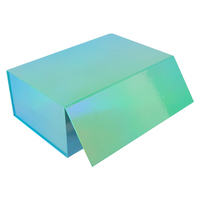 Chaussures à la mode de luxe boîte-cadeau Promotion chaude carton emballage pliant fermeture magnétique UV avantage feuille vêtements