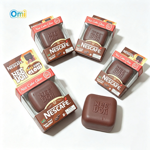 Cubo de Malta TPR de Alta Calidad para Aliviar el Estrés, con Forma de Cubo de Hielo <span class=keywords><strong>NESCAFE</strong></span> GLOW, Café y Chocolate, de Rebote Lento, en Stock - Product Image 2
